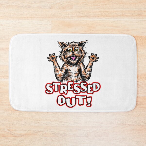 Item preview, Stressed Out Cat designed and sold by Shawnsonartshop.