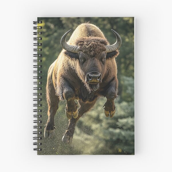 Item preview, Jumping Buffalo designed and sold by Elisabeth Lucas.