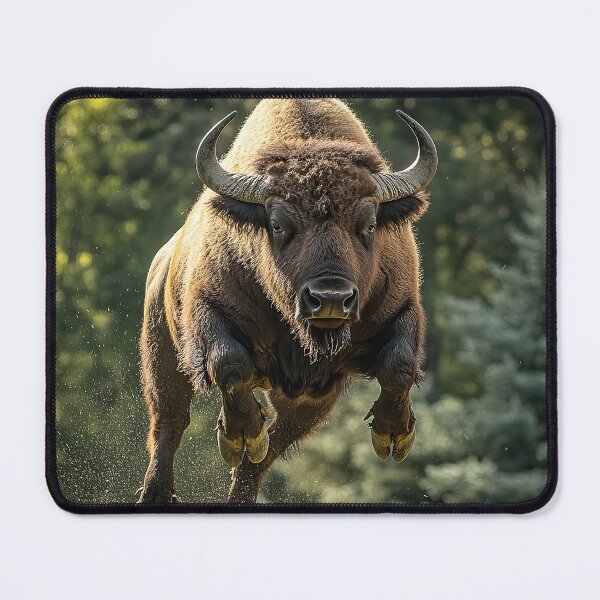 Item preview, Jumping Buffalo designed and sold by Elisabeth Lucas.