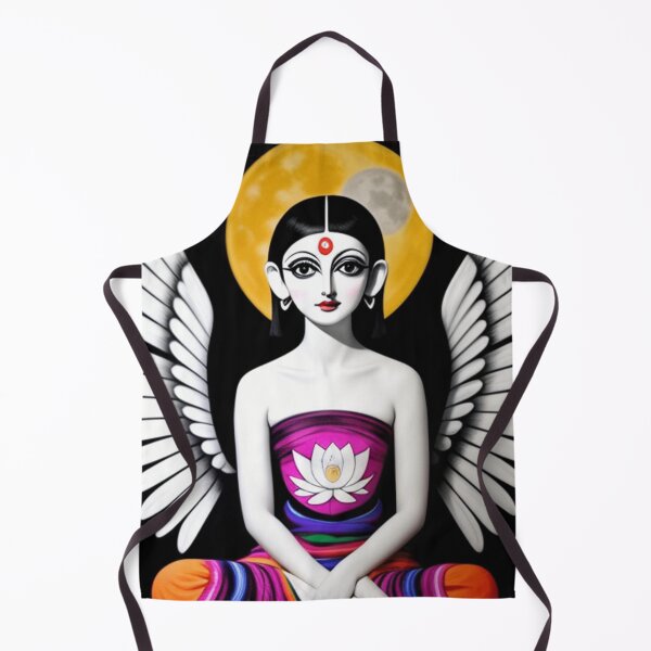 Item preview, Winged moon deity designed and sold by Roxburylane.