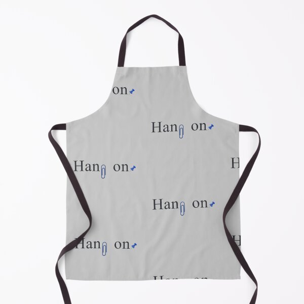 Item preview, "Hang on" Paper Clip Pin Office Inspirational Art designed and sold by WD-Artist.