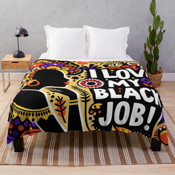 Item preview, Amo mi diseño abstracto de trabajo "negro" designed and sold by Artbyminga.