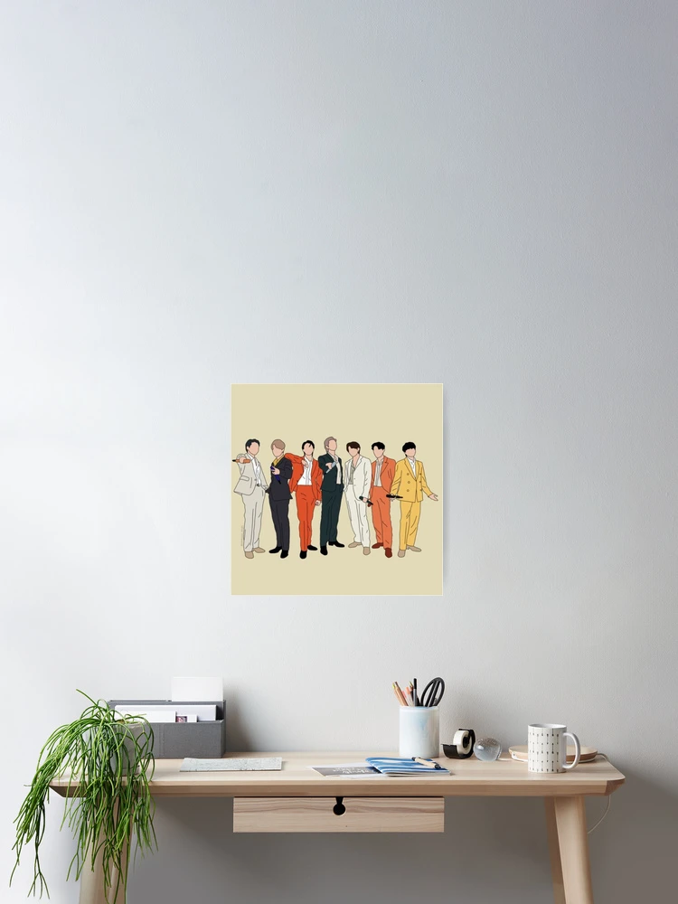 Thumbnail 2 of 3, Poster, BTS designed and sold by RuchiPandey.