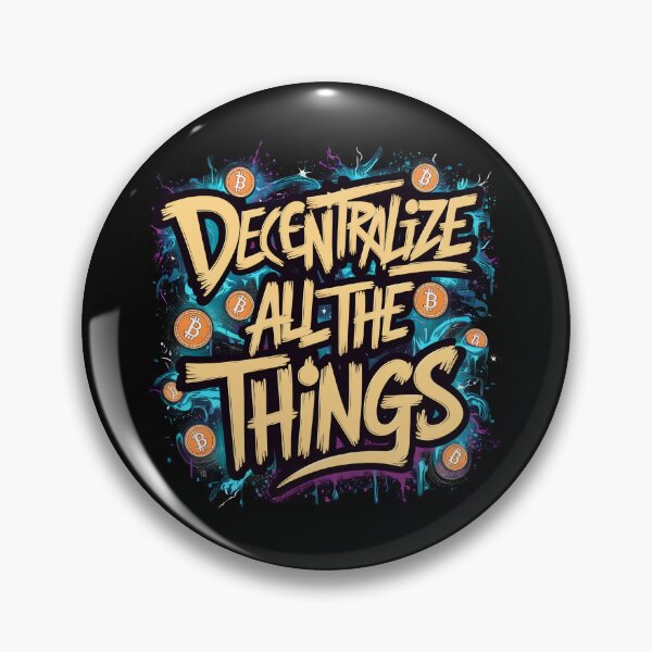 Item preview, Decentralize All The Things Crypto Zen designed and sold by RadDeck.