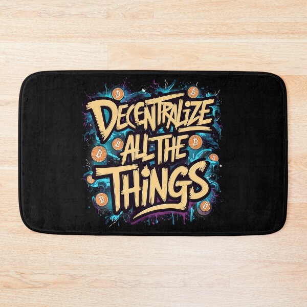 Item preview, Decentralize All The Things Crypto Zen designed and sold by RadDeck.