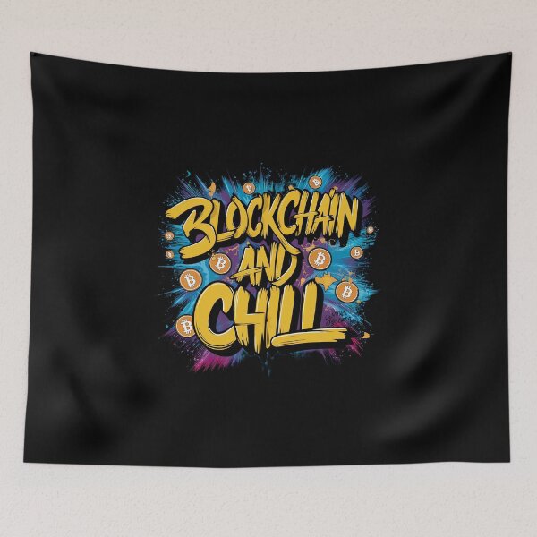 Item preview, Blockchain and Chill Bitcoin Turbo designed and sold by RadDeck.