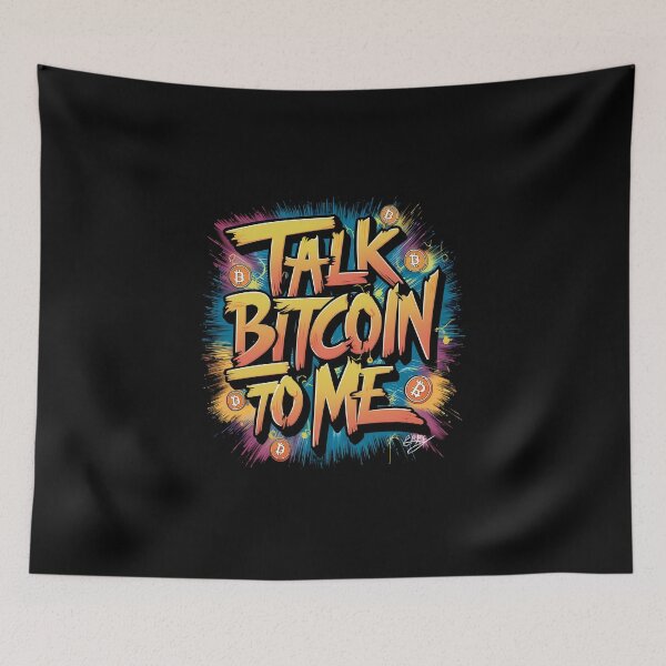 Item preview, Talk Bitcoin to Me Crypto Bloom designed and sold by RadDeck.