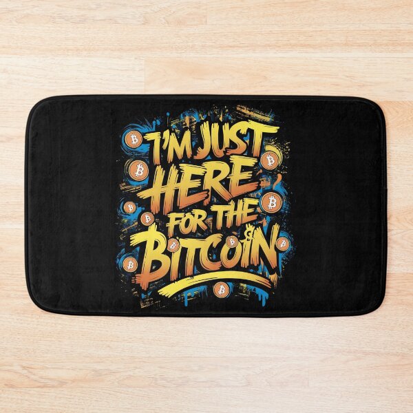 Item preview, Sólo estoy aquí para la fusión criptográfica de Bitcoin designed and sold by RadDeck.