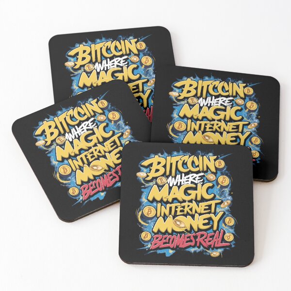 Item preview, Bitcoin Where Magic Internet Money Becomes Real Bitcoin Zen designed and sold by RadDeck.