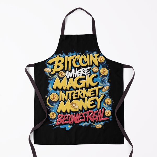 Item preview, Bitcoin Where Magic Internet Money Becomes Real Bitcoin Zen designed and sold by RadDeck.
