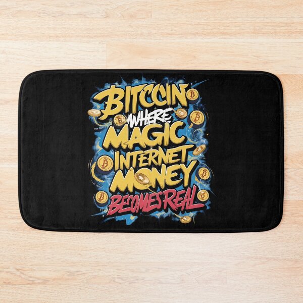 Item preview, Bitcoin, donde el dinero mágico de Internet se convierte en real Bitcoin Zen designed and sold by RadDeck.