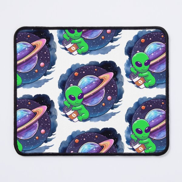 Item preview, Starseed Space Alien Night Sky Spaceman Coffee designed and sold by WildWoodlandWitch.