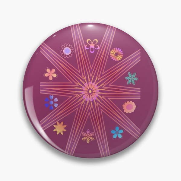 Item preview, HAPPY HALLOWS -- Plus Flower Pattern designed and sold by WendyMaree.