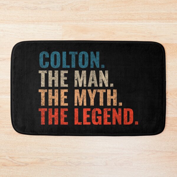 Item preview, Colton The Man The Myth The Legend Colton Name Retro 70s distress designed and sold by Teelogic.