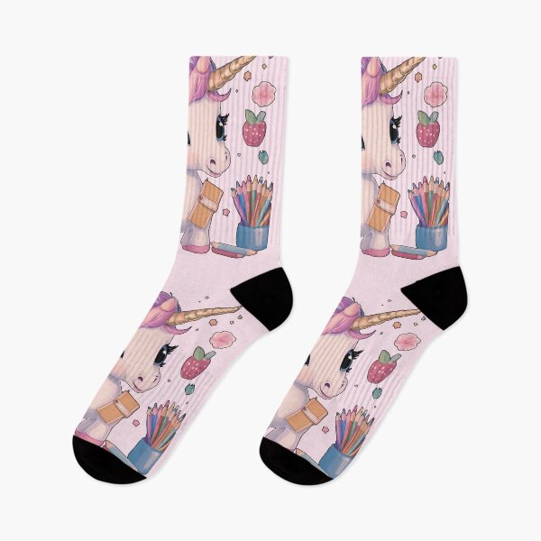 Item preview, Cute unicorn is going to school  designed and sold by All-About-Life.