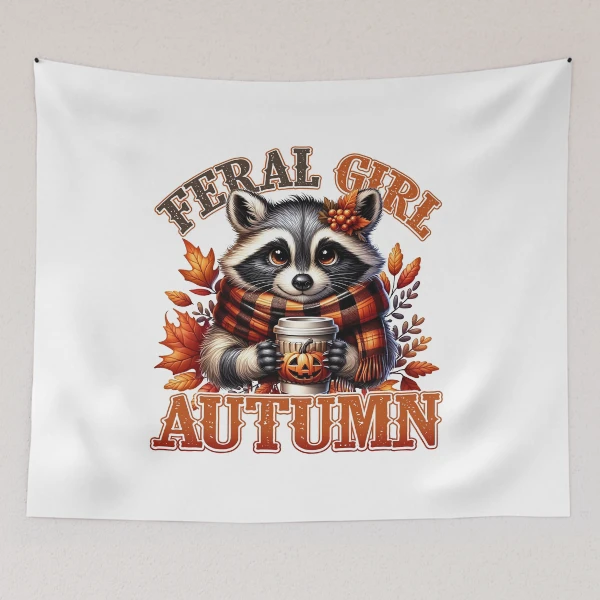 Feral Girl Autumn Collection — Tapestry by BiMood