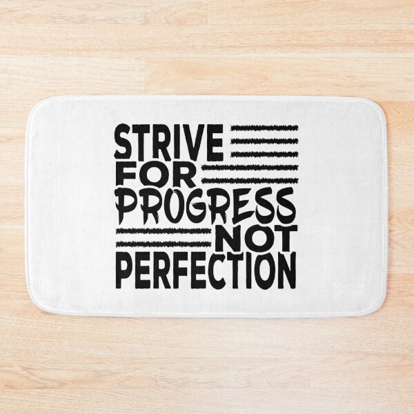 Item preview, Strive For Progress (Black) designed and sold by FamiAlias.