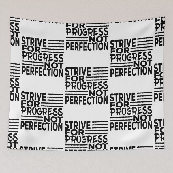 Item preview, Strive For Progress (Black) designed and sold by FamiAlias.