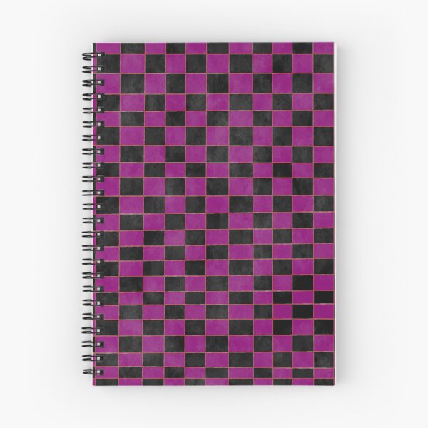 Item preview, dusty black and mauve squares designed and sold by pluielegere.