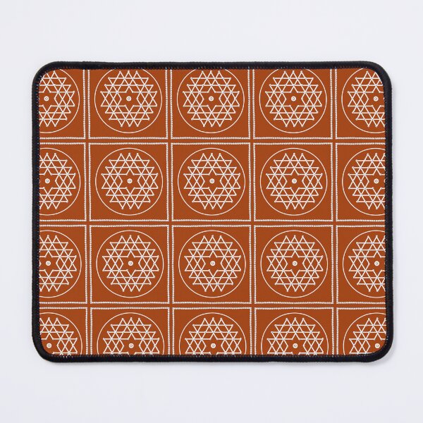 Item preview, Aishwarya kolam/muggu/Rangoli - Brown Background designed and sold by ShreecreatE.