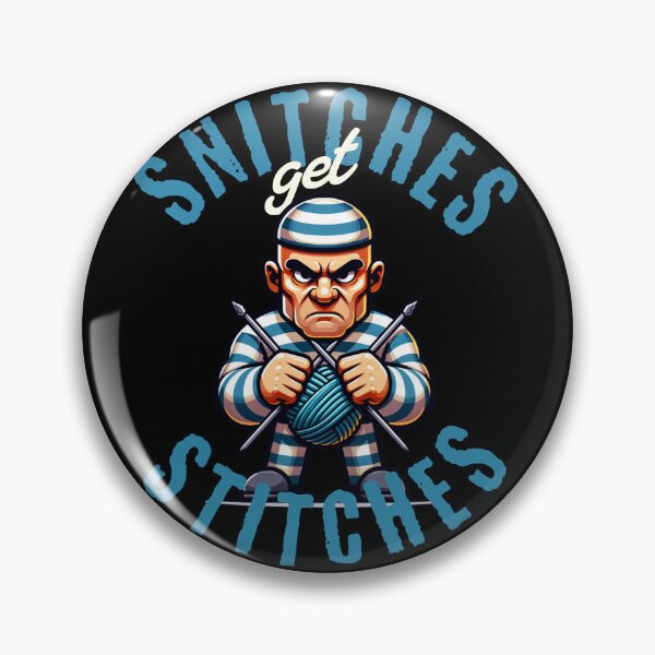 Item preview, Snitches get stiches knitting fanatics, crocheters and crafters designed and sold by Shelmodine79.