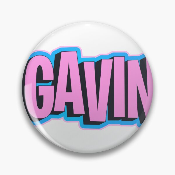 Artikelvorschau, Gavin Textaufkleber entworfen und verkauft von Sticktle.
