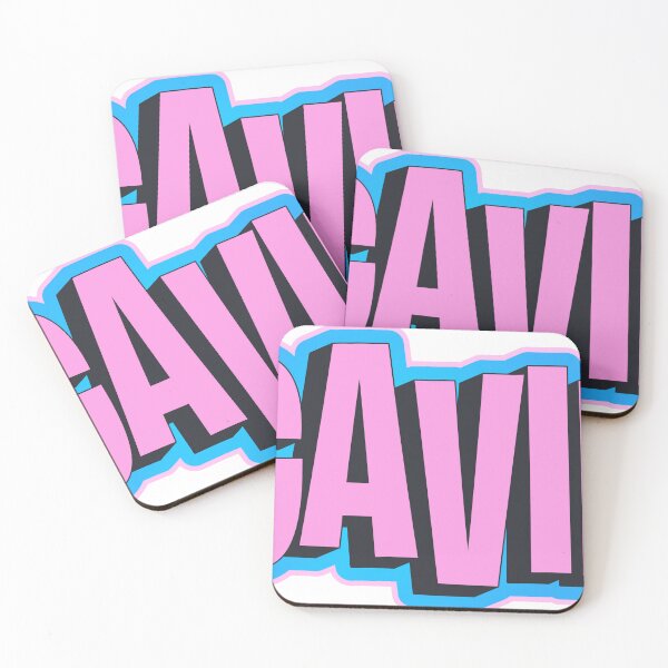 Aperçu de l'œuvre Autocollant texte Gavin créée et vendue par Sticktle.