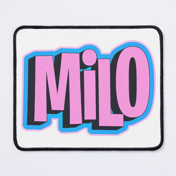 Item preview, Milo text sticker designed and sold by Sticktle.