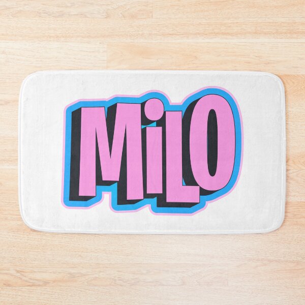 Item preview, Milo text sticker designed and sold by Sticktle.