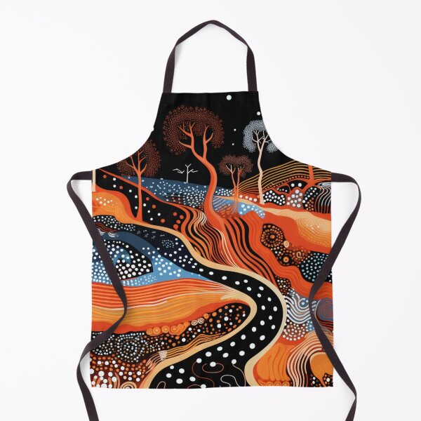 Item preview, Aboriginal Inspired Dot Art - Night Walk designed and sold by GrinGalore.