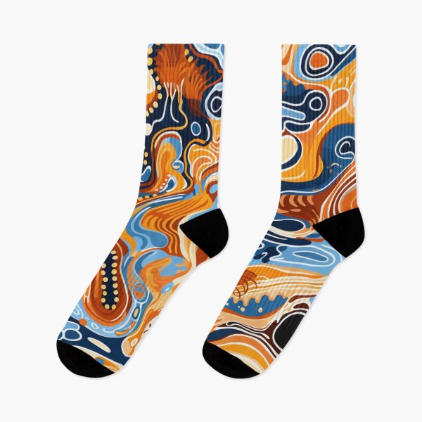 Item preview, Aboriginal Inspired Dot Art - Elements Pathways designed and sold by GrinGalore.