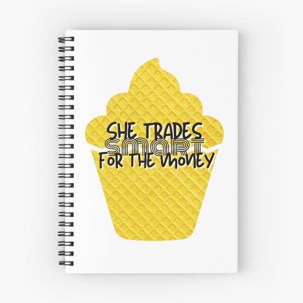 Item preview, she trades smart for the money sticker financial designed and sold by Anna Sacha.