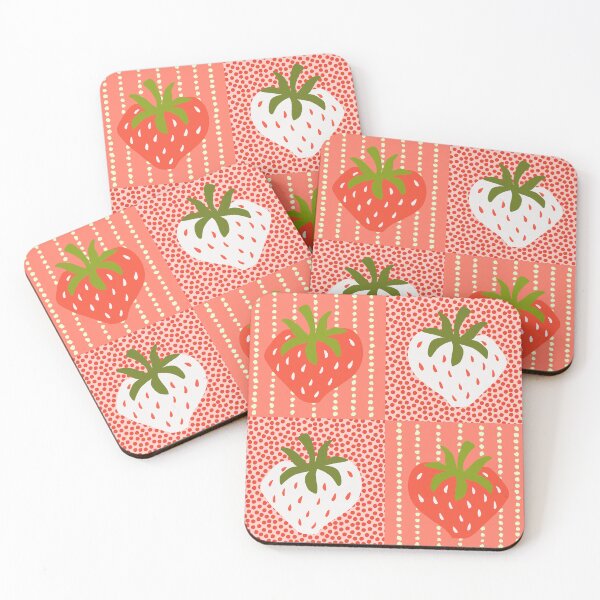 Item preview, Strawberry checkers chequerboard  designed and sold by Inkworthy.