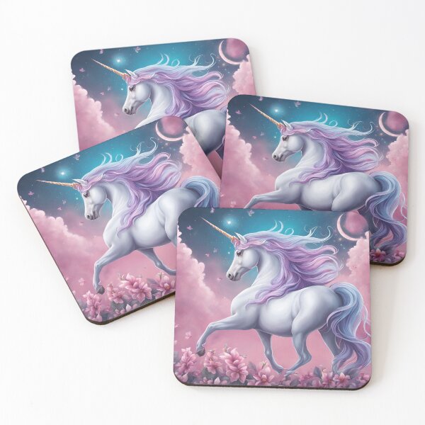 Item preview, Magical unicorn in the starry night.  designed and sold by All-About-Life.