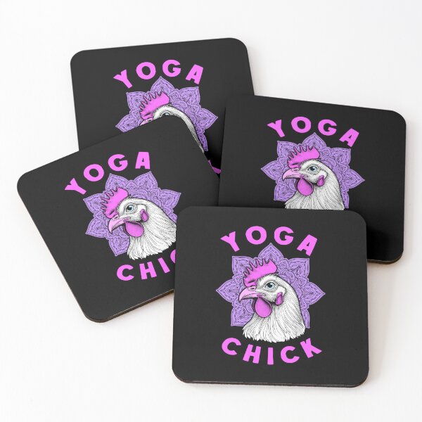 Item preview, Yoga Chick Chicken Lover Funny Harmony Meditation Mandala designed and sold by GrandeDuc.