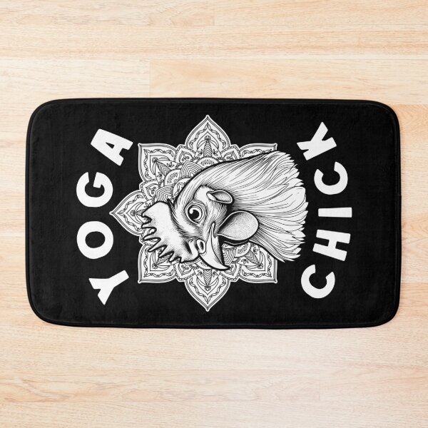Item preview, Yoga Chick Chicken Lover Funny Harmony Meditation Mandala designed and sold by GrandeDuc.