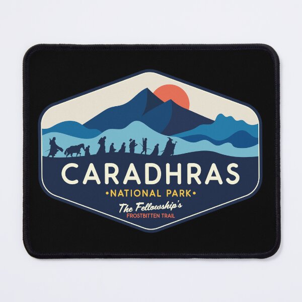 Item preview, Caradhars National Park - The Fellowship's Frostbitten Trail! designed and sold by magrodanny.
