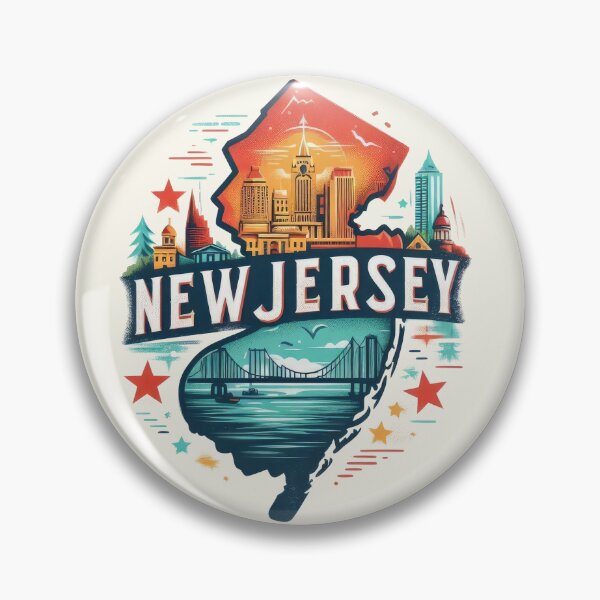 Item preview, NEW JERSEY United States of America, artistic shape designed and sold by Margival.