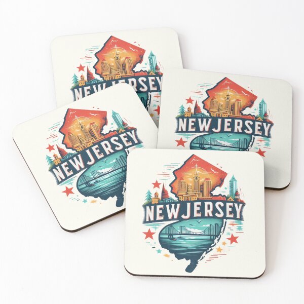 Item preview, NEW JERSEY United States of America, artistic shape designed and sold by Margival.
