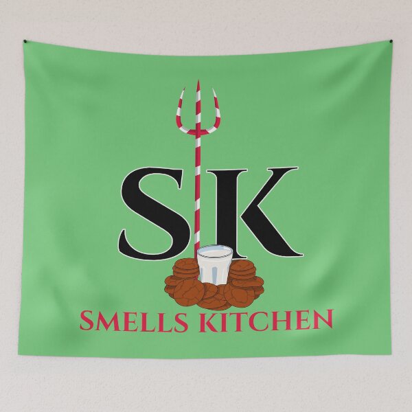 Item preview, Smells Kitchen Christmas Parody No 3 designed and sold by Fun Funky Designs.