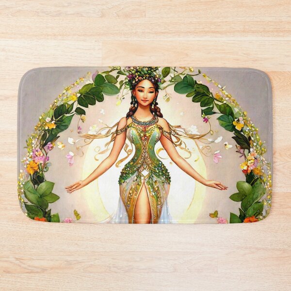 Item preview, Pretty girl with green dress designed and sold by MarilynBaldey7.