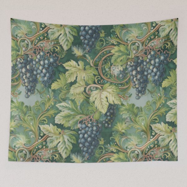 Item preview, Vintage Grape Pattern designed and sold by 100Sunsets.