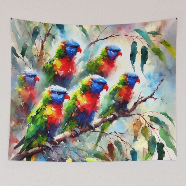 Item preview, Rainbow Lorikeets 3 designed and sold by ChrisButler.