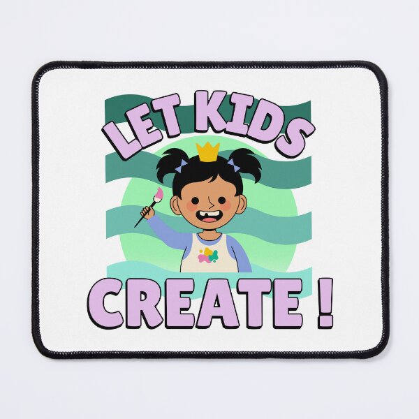Item preview, Let Kids Create! Child Painting Artist. Cute Teacher Shirt Design designed and sold by Mirandaforeva.