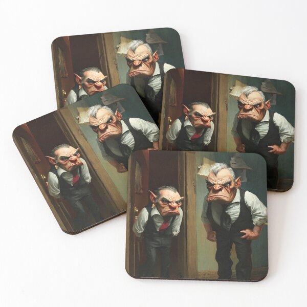 Item preview, angry, neighbors, aggression, cartoon designed and sold by DonnaBlankaArt.