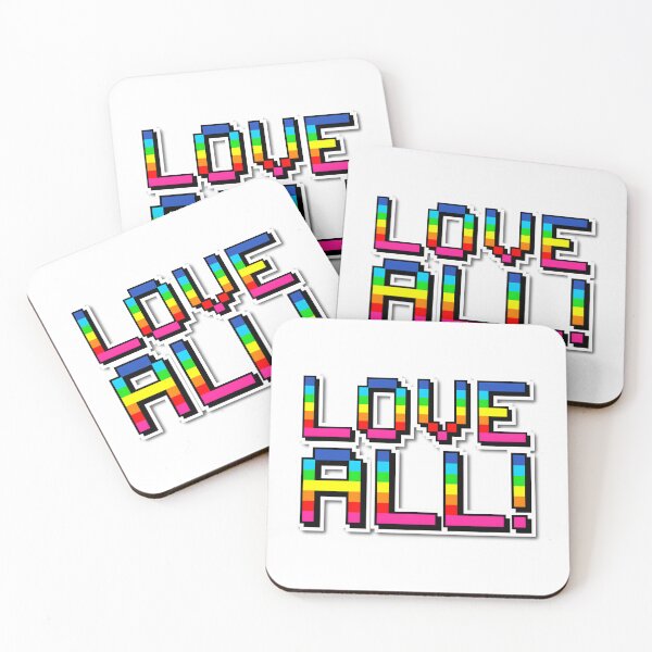 Item preview, Love All - Inspirational Positive Message Design for T-Shirts, Stickers & More designed and sold by Luxuriously.
