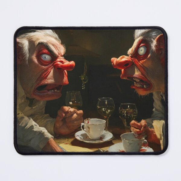 Item preview, angry, neighbors, aggression, cartoon designed and sold by DonnaBlankaArt.