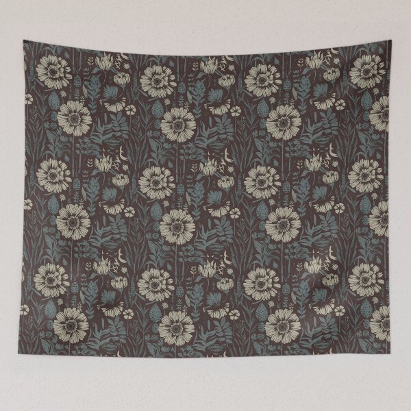 Item preview, Monotone Floral Pattern designed and sold by Snifferius.