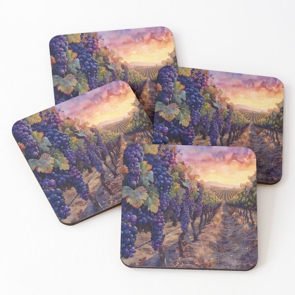 Item preview, Wine Grape Vineyard  designed and sold by Myra365Art.