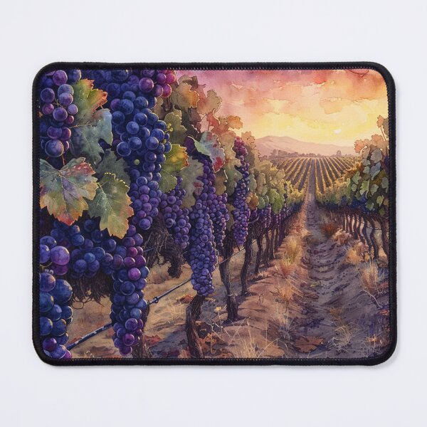 Item preview, Wine Grape Vineyard designed and sold by Myra365Art.